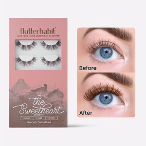 The Sweetheart Faux-Mink Underlash Clusters - Brunette